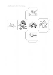 Opposite Adjectives Blocks with Pictures & Words 1-2