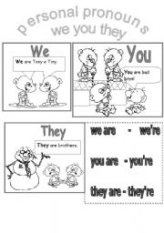 English Worksheet: personal pronouns 2