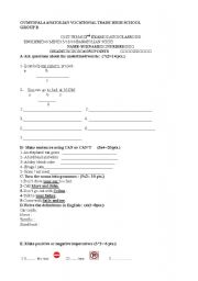 English Worksheet: worksheet