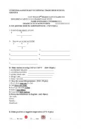 English worksheet: worksheet