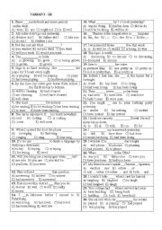 English Worksheet: test