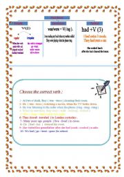 English Worksheet: past tense