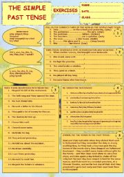 English Worksheet: Past Tense Simple