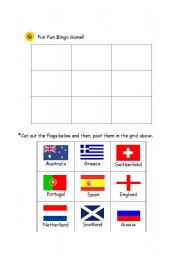 English worksheet: Bingo Game