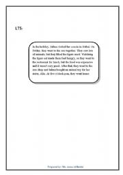 English worksheet: Listening Quiz