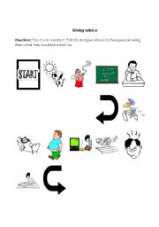 English Worksheet: Giving advice