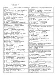 English Worksheet: test