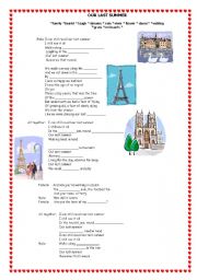 English Worksheet: ABBA Our Last Summer