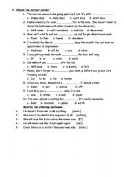 English Worksheet: upstream b2 revision sheet 
