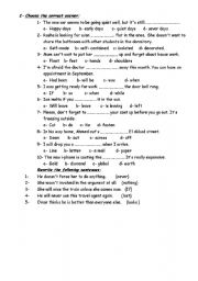 English worksheet: upstream b2 revision sheet 