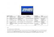 English Worksheet: Jeopardy with superlatives