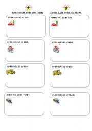 English Worksheet: Safety Rules