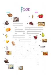 food crossword