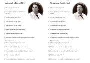 English worksheet: Alexandra David-Nel