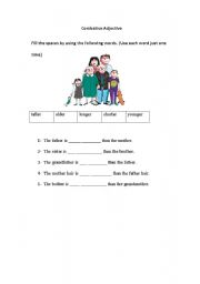 English Worksheet: Combative Adjective