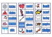 WINTER VOCABULARY -DOMINO