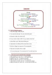 English Worksheet: connecters