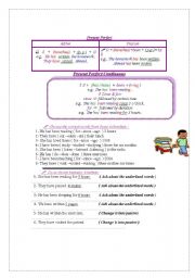 English Worksheet: present perfect