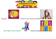 English Worksheet: classroom rules