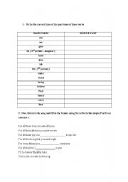 English Worksheet: Song - Because you loved me