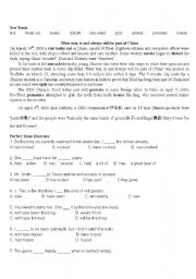 English Worksheet: grammar exercise