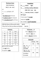 English worksheet: Grammer Review