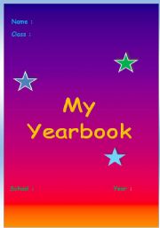 English Worksheet: Create a yearbook with your class!