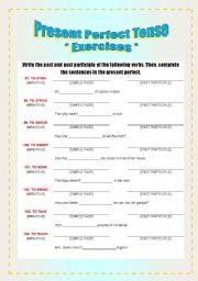 Exercises - Verbs & Present Perfect [7/8]