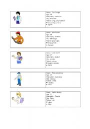 English Worksheet: lets talk