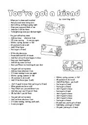 Carol King classic: Youve got a friend  (2 pages)