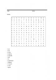 English worksheet: insects 