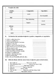 English worksheet: english