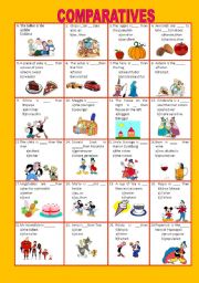 English Worksheet: COMPARATIVES AND SUPERLATIVES 