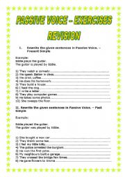 Passive Voice - 2 PAGES