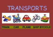 English worksheet: TRANSPORTS