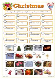 English Worksheet: Christmas