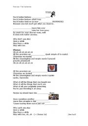 English worksheet: Promises - The Cranberries Song