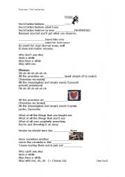 English Worksheet: Promises - The Cranberries Song