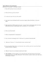 English Worksheet: Listening guide for John Grishams The Rainmaker