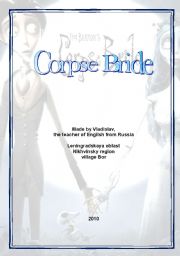 English Worksheet: Corpse Bride