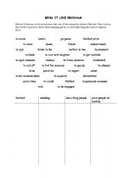 English Worksheet: Bend it like Beckham