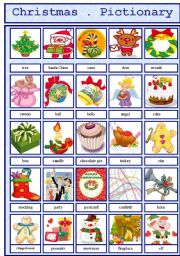 English Worksheet: CHRISTMAS!