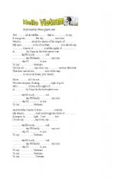 English Worksheet: Hello Vietnam!