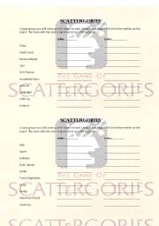 Scattergories