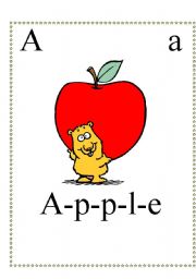 English Worksheet: The alphabet