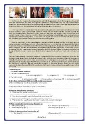 English Worksheet: Traditional procedures of marriage ceremony in Morocco