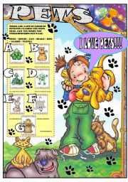 English Worksheet: PETS