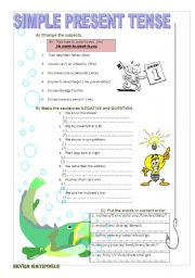 simple present tense