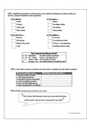 English worksheet: Have you ever done?