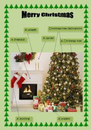 English Worksheet: New Year and Christmas time